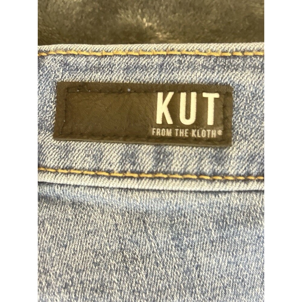 Kut From The Kloth Womens 8 Reese High Rise‎ Ankle Straight Leg Blue Denim Jeans - Picture 16 of 16